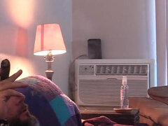 The fan grindr hook-up, cigar smoking!