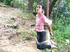 Amador amadora, Bondage disciplina dominação submissão sadismo e masoquismo, Bondagebeldade, Morena, Fetiche, Latina, Ao ar livre cartaz de rua outdoor, Adolescente