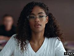 VIXENPLUS Maitland Ward teaches her students are dark lesson