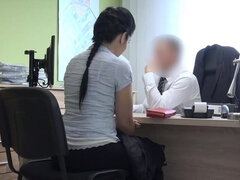 Brunette agrees to have sex to obtain a loan