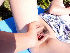 Aziatisch, Sperma, Japaans, Buiten