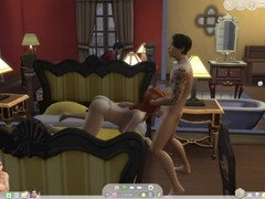 Stjärt mot mun, Stor stjärt, Avsugning, Milf, Trekant