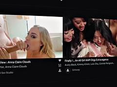 Peitos grandes, Boquete, Flagrado, Fetiche, Masturbação, Masturbação, Ao ar livre cartaz de rua outdoor, Tetas