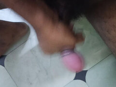 Spermaladung, Behaart, Selbstgemacht, Indisch, Solo