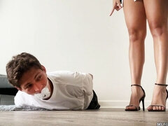 본디지 훈육 사디즘 마소치슴, 본디지, 커플, 여자 지배, 모욕, 라티나, 노예, 묶여