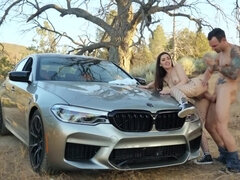 Ázsiai, Popó, Gépkocsi, Európai, Felpeckelve, Harisnya, Tini, Begyek