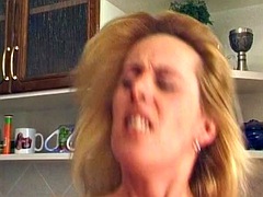 Amateur, Anal, Grosse bite, Blonde, Sucer une bite, Allemand, Hard, Femme au foyer