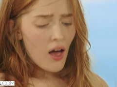 69, 오랄섹스, 머리카락이 많은, 대단히, 보지, 빨간 머리, 타는