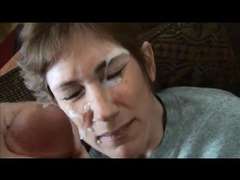 Amatéři, Kuřba, Stříkání spermatu, Na obličej