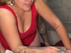 Anal, Avsugning, Par, Hemmagjord, Naturliga tuttar, Tatuering