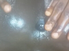 Afrikanisch, Leie, In den arsch, Schwarz, Masturbation, Solo