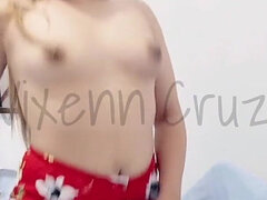 18 let, Blondýna, Filipínské, Prstění, Bradavky, Orgasmus, Teenka, Kozičky