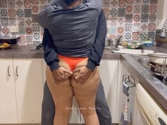 Iranian babe with a voluptuous booty gets down and dirty with a Muslim stud in Iran