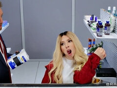 Anaal, Kont, Blond, Laarzen, Masturbatie, Klein, Kut duiken, Rok