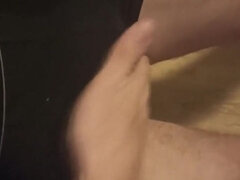 Guy Fingering His Dick, Skinny Guy