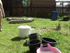 아마추어, 큰 엉덩이, 금발의, 에로틱, 나이든, 밀프, 야외의, 공개적인