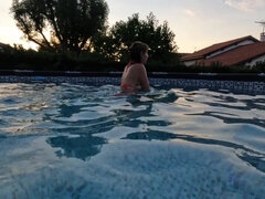 Amateur, Blonde, Hd, Hongroise, Masturbation, De plein air, Tatouage, Sous marin