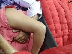 Desi Wife Fucked Hard by Husband - Hot Homemade Sex with Big Boobs Step Mom