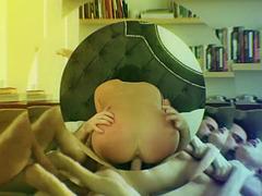 Grosse bite, Sucer une bite, Brunette brune, Tir de sperme, Léchez, Pov, Nénés, Jouets