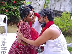 TWO MALIK HARDCORE OUTDOOR SEX WITH DESI LADY SERVENT WHEN SHE WAS ALONE AT HOME FULL MOVIE  HINDI AUDIO  OUTDOOR SEX