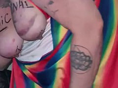 Amatoriale, Anale, Bella grossa formosa, Bondage sadomaso, Lattice, Fumando   smoking