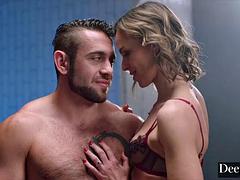 Grosse bite, Blonde, Sucer une bite, Double pénétration, Gym, Interracial, Léchez, Mère que j'aimerais baiser