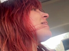 Licking Feet, Hard Face Slapping While Driving