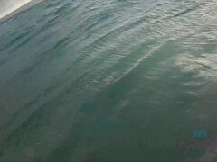 Playa, Despelote, Novia, Desnudo, Al aire libre, Pov, Público, Mojado