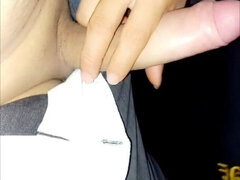At Last He Fulfilled His Fantasy! Deep Blowjob with Spit for My Old Stepdad