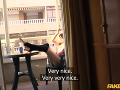 Blonde Exhibitionist Fucked by Cop