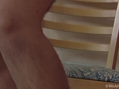 Zadek, Brunetka, Vlasaté, Spodní prádlo, Masturbace, Punčochy