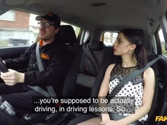 Back seat fuck for infatuated minx