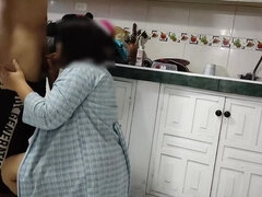 Enthousiasteling, Grote kont, Man die toekijkt, Sperma shot, Hondjeshouding, Hardcore, Latijnse vrouw, Sokken
