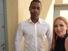 Sucer une bite, En gros plan de très près, Groupe, Hard, Interracial, Rousse roux, Plan cul à trois, Pute