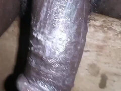 19 Year Old Boy with a Big Black Dick