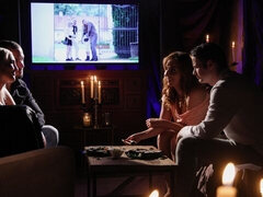 18, デカ尻, デカチン, デカパイ, フェラチオ, 女 人男 人, ガリガリ, ティーン