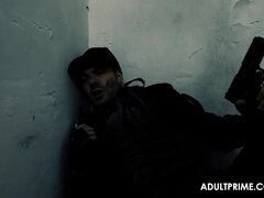 Velika rit, Velike joške, Fafanje, Rjavolaska, Busty, Par, Globoko grlo, Milf