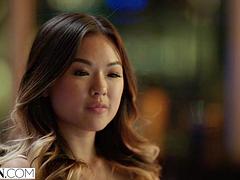 VIXEN Risk-taker Lulu is lucky in the stock market and bed: Blowjob, Brunette  Asian Porn