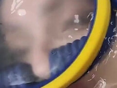 3 Minutes Underwater Breath Holding, Squirting, Blowjob