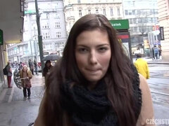 Czech beauty Katrina becomes a pornstar