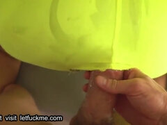 creampie big titty latina ripped and fucked during workout