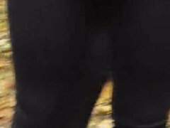 German Proll Doms Trample Old Slave Outdoor