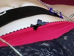 Fangenskap, Brunette, Brystvorter, Orgasme, Bundet, Vibrator