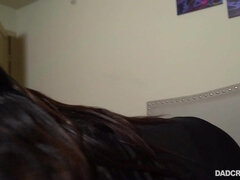 Gros cul, Brunette brune, Tir de sperme, Hard, Hd, Fille latino, Pov, Adolescente