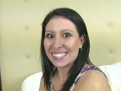 Hot amateur brunette gets gangbanged by 5 huge cocks - Dino Bravo