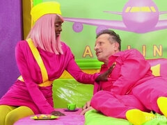 Черненькие, Хд, Межрасовый секс, Чулки