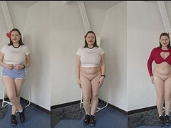 Your New Roommate Bottomless Nudist Showing You New Tops