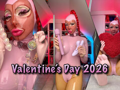 Enthousiasteling, Vrouw, Latex, Masturbatie, Alleen, Vibrator