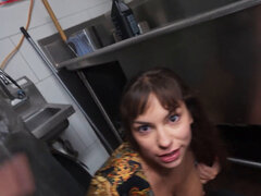 Two horny girls with big boobs taking on a girthy penis