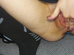 Wife Indulges Herself with a Balloon